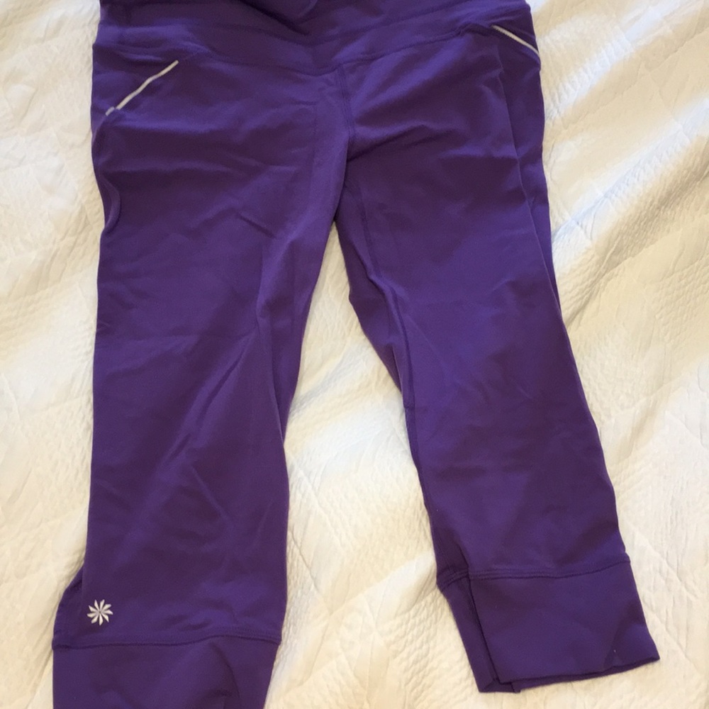 Athleta running cropped pants